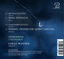 CD 1: Jan Dismas Zelenka, Missa Paschalis. CD 2: Georg Friedrich Händel, Funeral Anthem. Tropfen an Ast.