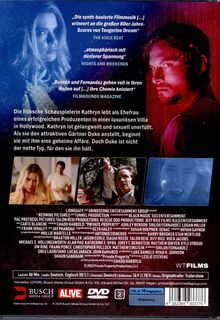 Rezensionen und Zusammenfassung: Synth-basierte Musik; düstere Spannung; knisternde Chemie. Handlung: Kathryns Affäre mit Gärtner.