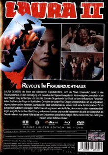 Laura II - Revolte im Frauenzuchthaus (Blu-ray &amp; DVD im wattierten Mediabook), 1 Blu-ray Disc und 1 DVD