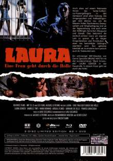 Laura - Eine Frau geht durch die Hölle (Blu-ray &amp; DVD im Mediabook), 1 Blu-ray Disc und 1 DVD
