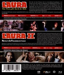 LAURA - Eine Frau geht durch die Hölle / LAURA II - Revolte im Frauenknast (Blu-ray), 2 Blu-ray Discs