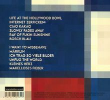 Trackliste: "Life at the Hollywood Bowl", "Internet Zerficken", "Ciao Kakao", "Unfug the World". Logo unten: "tonproduktion records".
