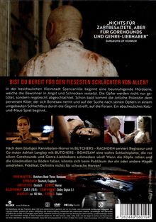 Zitate über Horrorliebhaber, fieser Schlachter, Morderserie in Spencerville, Polizistin jagt Bonesaw, schockierende Szenen.