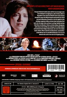 ANTHONY 2 IST ALS DIRECTOR'S CUT NOCH BESSER, NOCH GNADENLOSER. Cover eines Films mit angespannter Frau und explodierender Szene.