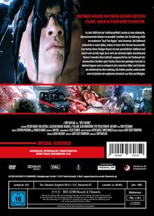 "RUTGER HAUER IN EINEM SEINER BESTEN FILME. 90ER ACTION VOM FEINSTEN." Nahaufnahme von Hauer mit Monsterkrallen.