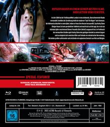 "RUTGER HAUER IN EINEM SEINER BESTEN FILME. 90er ACTION VOM FEINSTEN." Ein Mann mit Tentakeln im Gesicht, blutige Szenen.