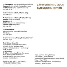 David Oistrach - Anniversary Edition, 5 CDs