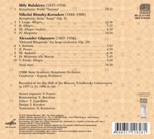 USSR State SO - Oriental Rhapsody, CD