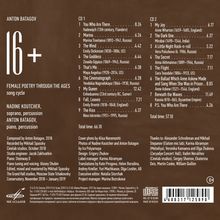Anton Batagov (geb. 1965): Lieder "16+", 2 CDs