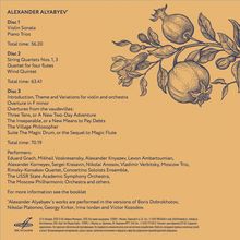 Alexander Alyabiev (1787-1851): Orchesterwerke, Kammermusik &amp; Schauspielmusiken, 3 CDs