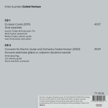 Krists Auznieks (geb. 1992): Konzert für E-Gitarre &amp; Orchester "Coiled Horizon", 2 CDs
