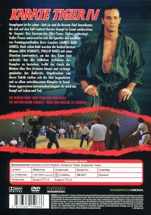 Karate Tiger IV, DVD