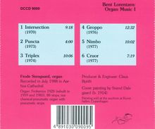 Bent Lorentzen (geb. 1935): Orgelwerke Vol.1, CD