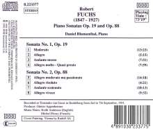 Robert Fuchs (1847-1927): Klaviersonaten Nr.1 &amp; 2 (opp.19 &amp; 88), CD