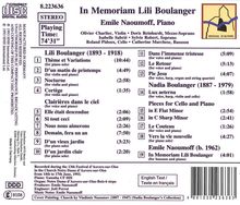 Lili Boulanger (1893-1918): Theme et Variations, CD