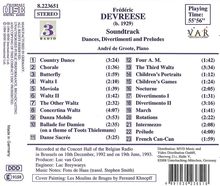 Frederic Devreese (1929-2020): Klavierwerke, CD