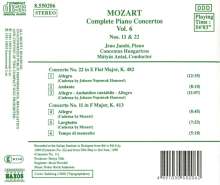 Wolfgang Amadeus Mozart (1756-1791): Klavierkonzerte Nr.11 &amp; 22, CD