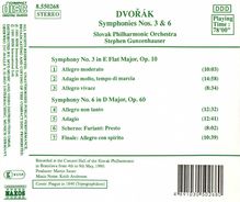 Antonin Dvorak (1841-1904): Symphonien Nr.3 &amp; 6, CD