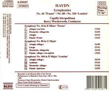 Joseph Haydn (1732-1809): Symphonien Nr.44,88,104, CD