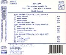 Joseph Haydn (1732-1809): Streichquartette Nr.75-77 (op.76 Nr.1-3), CD