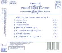 Jean Sibelius (1865-1957): Violinkonzert op.47, CD