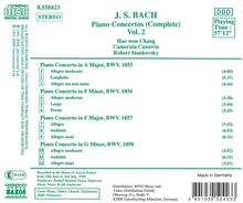 Johann Sebastian Bach (1685-1750): Klavierkonzerte BWV 1055-1058, CD