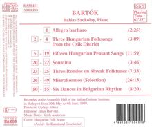 Bela Bartok (1881-1945): Klavierwerke, CD