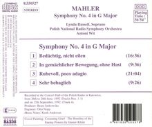 Gustav Mahler (1860-1911): Symphonie Nr.4, CD