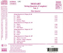 Wolfgang Amadeus Mozart (1756-1791): Streichquartette Nr.1,2,4,14, CD