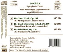 Antonin Dvorak (1841-1904): Symphonische Dichtungen, CD