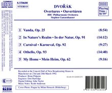 Antonin Dvorak (1841-1904): Ouvertüren, CD