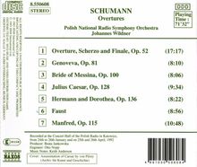 Robert Schumann (1810-1856): Ouvertüren, CD