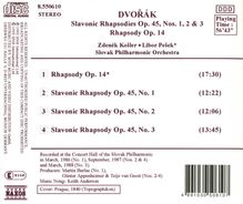Antonin Dvorak (1841-1904): Slawische Rhapsodien op.45 Nr.1-3, CD