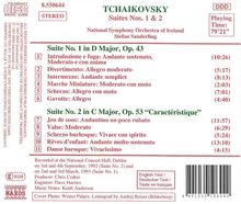 Peter Iljitsch Tschaikowsky (1840-1893): Suiten Nr.1 &amp; 2, CD