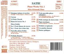 Erik Satie (1866-1925): Klavierwerke Vol.2, CD