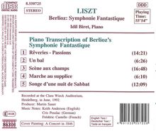 Hector Berlioz (1803-1869): Symphonie fantastique (Klavierfassung von Franz Liszt), CD