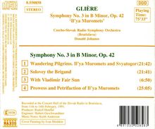 Reinhold Gliere (1875-1956): Symphonie Nr.3 "Ilya Murometz", CD