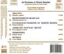In Passione et Morte Domini, CD