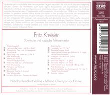 Fritz Kreisler (1875-1962): Werke für Violine &amp; Klavier, CD