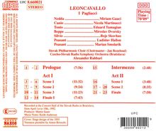 Ruggero Leoncavallo (1857-1919): Pagliacci, CD