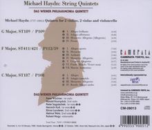 Michael Haydn (1737-1806): Streichquintette P.108,109,112, CD