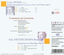 Louis Spohr (1784-1859): Doppelquartett Nr.1 (op.65), CD