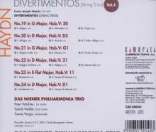 Joseph Haydn (1732-1809): Divertimenti (Streichtrios) H5 Nr.11,20,21,D1,D3,G1, CD