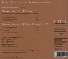 Johann Nepomuk Hummel (1778-1837): Klavierquintett op.87, CD