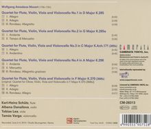 Wolfgang Amadeus Mozart (1756-1791): Flötenquartette Nr.1-4, CD