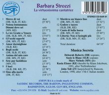 Barbara Strozzi (1619-1677): La virtuosissima cantatrice, CD