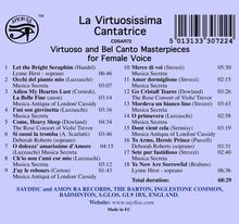 La Virtuosissima Cantatrice, CD
