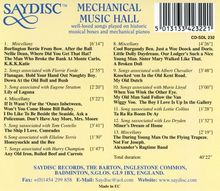 Mechanical Music Hall, CD