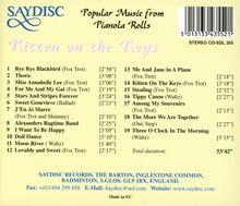 Popular Music from Pianola Rolls "Kitten on the Keys", CD