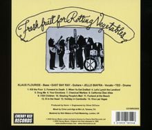 Titel: "Fresh Fruit for Rotting Vegetables".  
Namen: Klaus Flouride, East Bay Ray, Jello Biafra, Ted.  
Trackliste 1-12. Logo unten links. Schwarz-weißes Bandfoto.